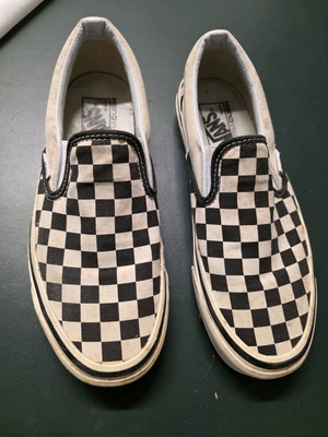 Vans Slip-On μεταχειρισμένα μέγεθος 40 με μοτίβο checkerboard