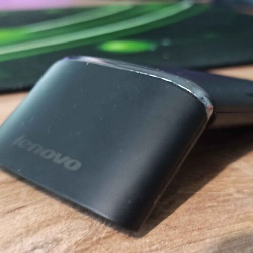 Lenovo N700 wireless ergonomic rotating mouse with laser pointer used