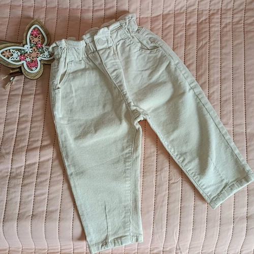Cream corduroy pants Zara 12-18 months like new