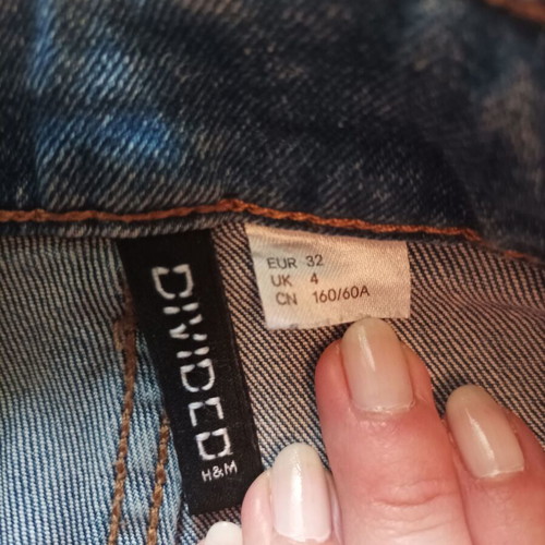 H&M Divided women's jeans like new, size 32, blue