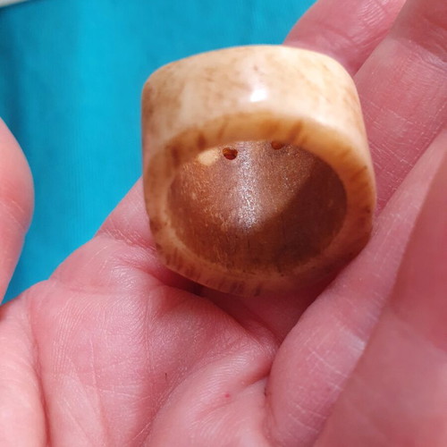 Talisman ring made of bone size 18 like new