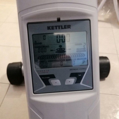 KETTLER COACH M rowing machine used with all accessories