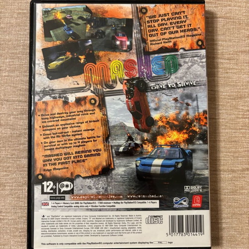 Mashed DtS PlayStation 2 used, English