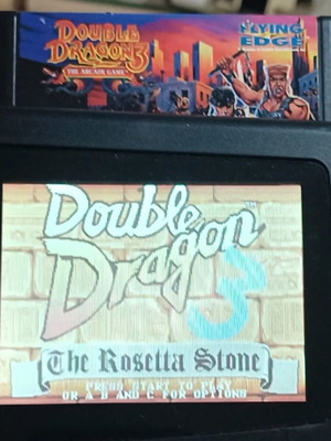 Double Dragon 3 Sega Mega Drive used