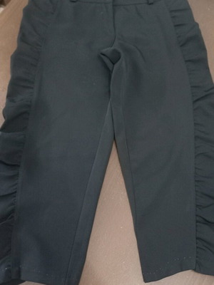 Women's 3/4 pants used, black, sizes S and M