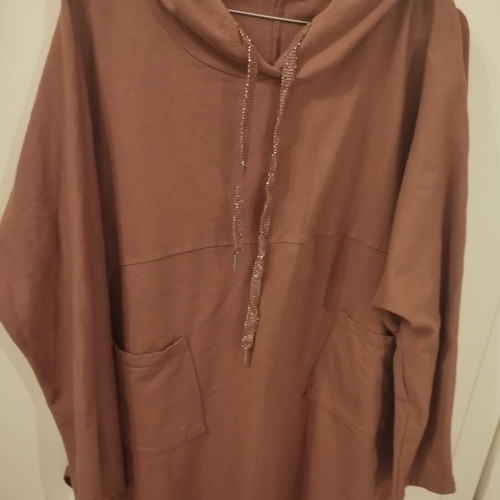 Fn Fashion Oversized Women's Sweatshirt like new, terracotta color, XL