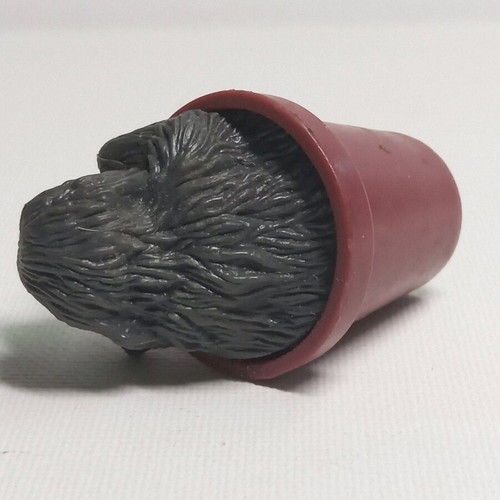 Miniature dog in flowerpot 1994 vintage collectible like new