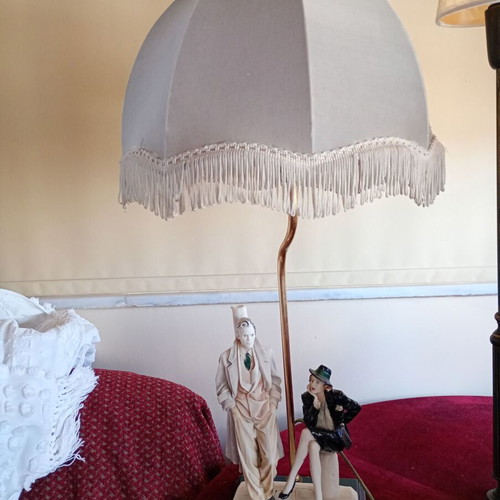 Table lamp used, height 65 cm