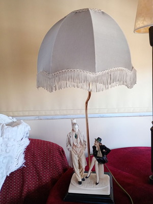 Table lamp used, height 65 cm