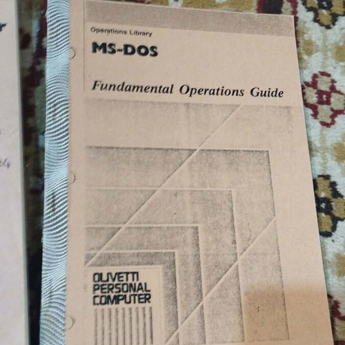 GW-BASIC Interpreter MS-DOS Olivetti manuals used, collector's set