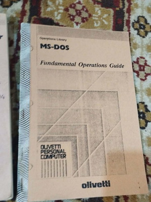 GW-BASIC Interpreter MS-DOS Olivetti manuals used, collector's set