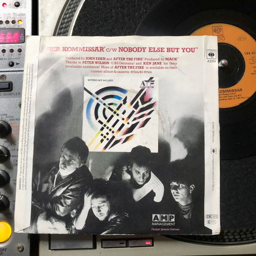 ATF After The Fire Der Kommissar 7" vinyl single used, pop