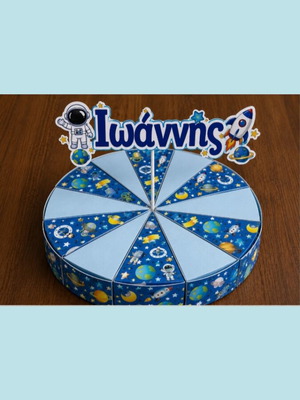 Paper cake 12 pieces new for kids parties