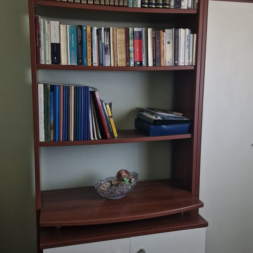 Bookcase like new, two pieces, each 0.96×2.04 m
