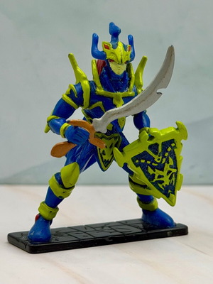 Black Luster Soldier figure used, rare Yu-Gi-Oh!
