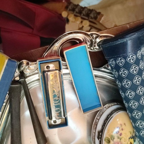 Mandolin used, Italian and German harmonicas