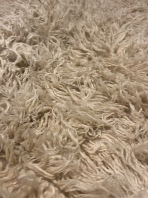 Flokati rug, white, 1.80 x 2.30 m