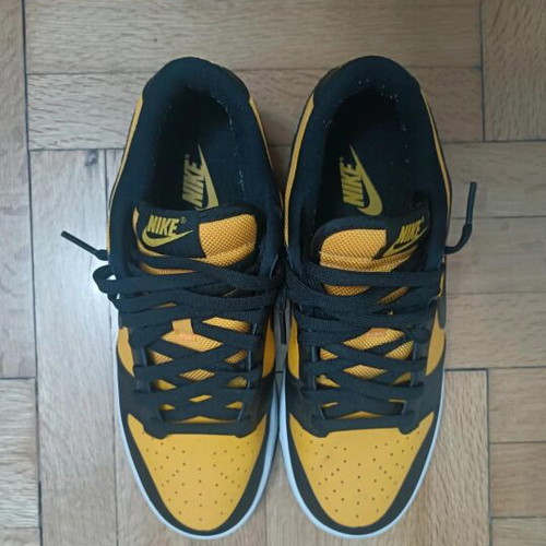 Nike Dunk Low sneakers size 41 like new, black and yellow
