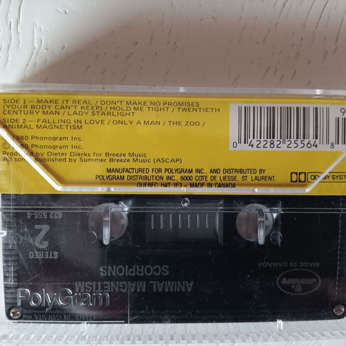 Scorpions Animal Magnetism cassette used, rock