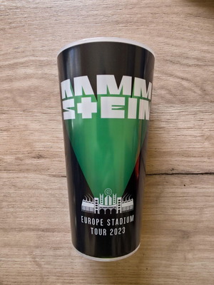 Rammstein ποτήρι Europe Stadium Tour 2023 καινούργιο official πλαστικό