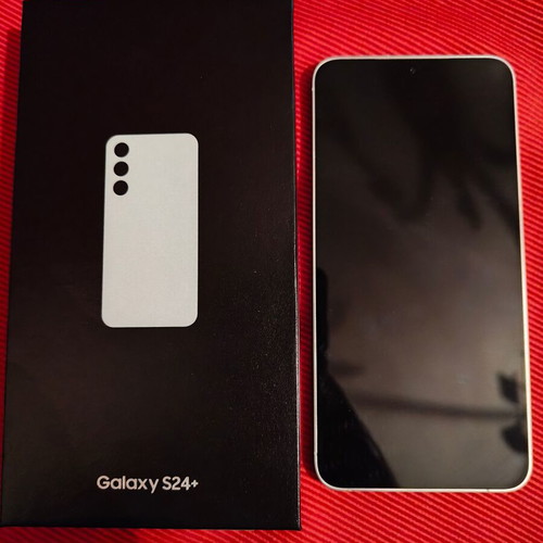 Samsung Galaxy S24 Plus 256GB 12GB Dual SIM smartphone like new, silver