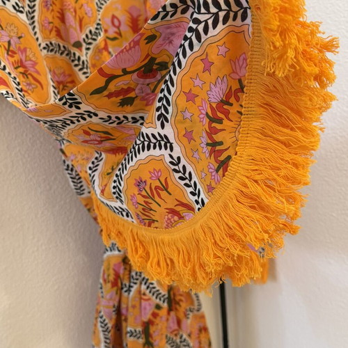 Kimono cardigan with fringes like new