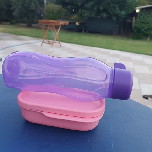 Tupperware kids set 2 pcs 120 ml bowl and 310 ml bottle