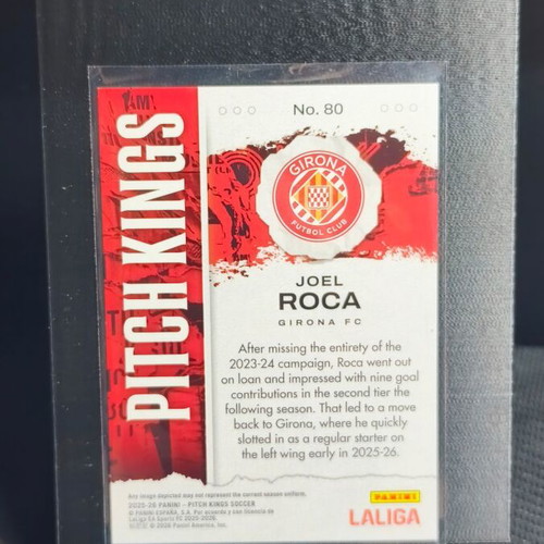 Panini Pitch Kings LaLiga 25-26 card lot 4 Vallecano & Girona FC