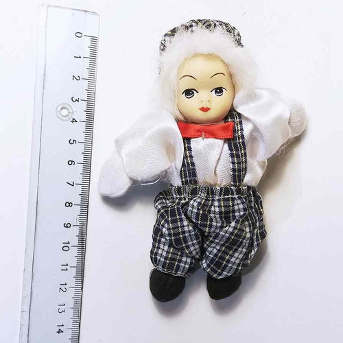 Doll plush with hard face used