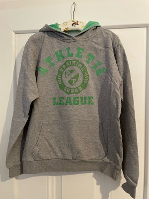 Energetics boys hoodie 100% cotton used, gray, size 134 cm