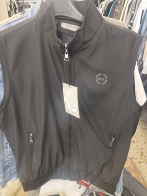 Sleeveless men's jacket black G5652 new, sizes M-4XL