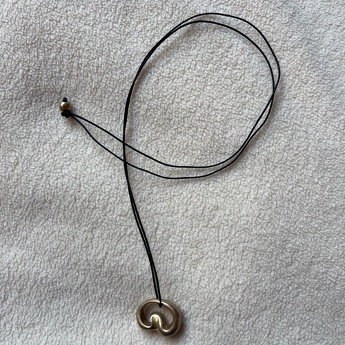 Silver 925 gold plated pendant like new by Greek designer Btal