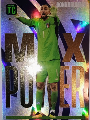 Gianluigi Donnarumma Panini Top Class 2023 collectible card used