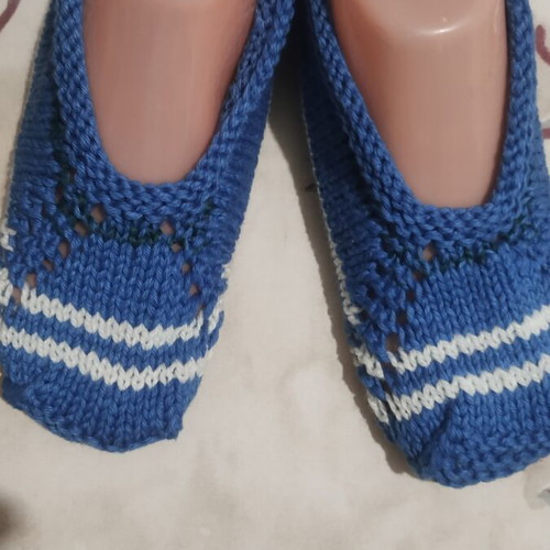 Women's slippers model Maria, blue