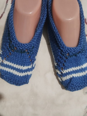 Women's slippers model Maria, blue
