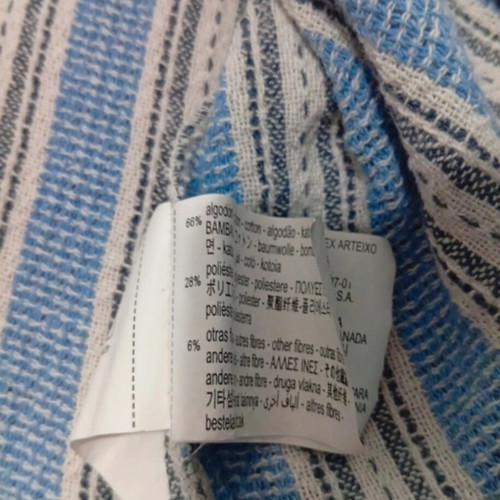 Zara πουκάμισο μέγεθος L, άσπρο και μπλε