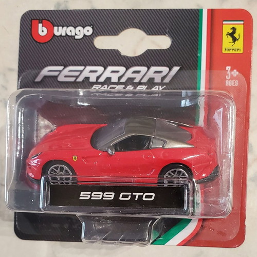 Burago Ferrari 599 GTO σφραγισμένο μοντέλο αυτοκινήτου