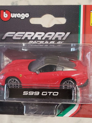 Burago Ferrari 599 GTO σφραγισμένο μοντέλο αυτοκινήτου