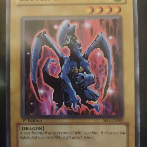 Luster Dragon yugioh card like new