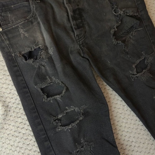Black Jean LaVue Denim jeans pant used, black