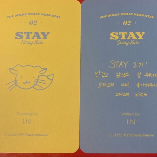 Stray Kids 2022 membership photocards like new