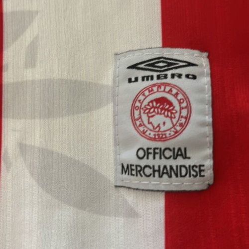 Olympiacos 2001 Home Shirt Panafon Sponsor mint condition