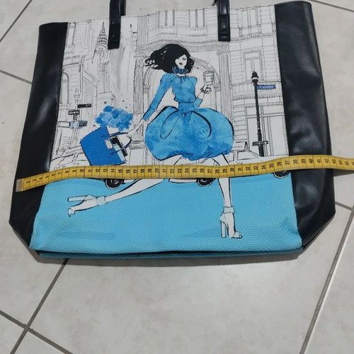 Elisabeth Arden New York Scene tote bag like new, colorful shoulder bag