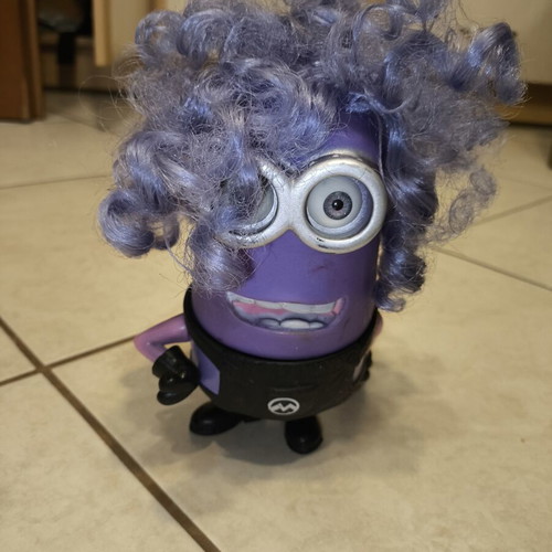 Minion figure used with light and music, functional