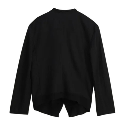 Zara linen cropped jacket black medium new