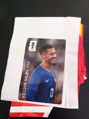 Αυτοκόλλητο William Saliba 2026 Panini Coca Cola καινούργιο