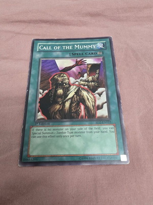 Call of the Mummy Yu-Gi-Oh! card used