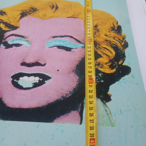 Pop Art Canvas Print Marilyn Monroe used, Andy Warhol style