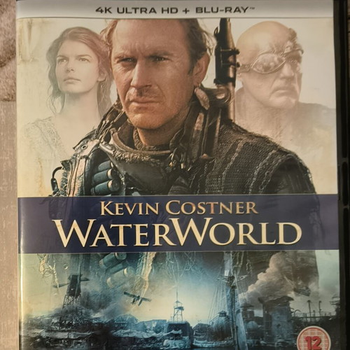 Waterworld Extended Version 4K UHD disc with Greek subtitles