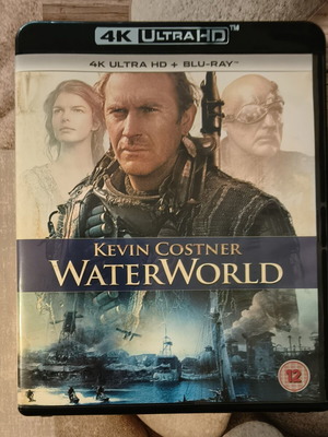 Waterworld Extended Version 4K UHD disc with Greek subtitles